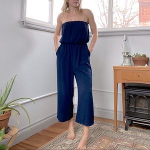 Navy Junpsuit with pockets